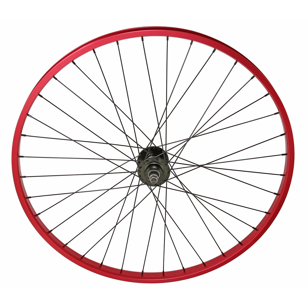 29 Inch x 30mm Alloy 1 speed Free Wheel 36 Spoke 14G Red...